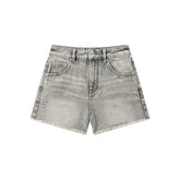 Women's Vintage-Washed Frayed Denim Shorts